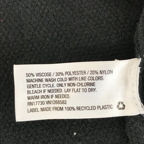 Ava & Viv Mock Neck Pullover Sweater Women's 2X Black Stretch Knit Drawstring - Picture 10 of 11